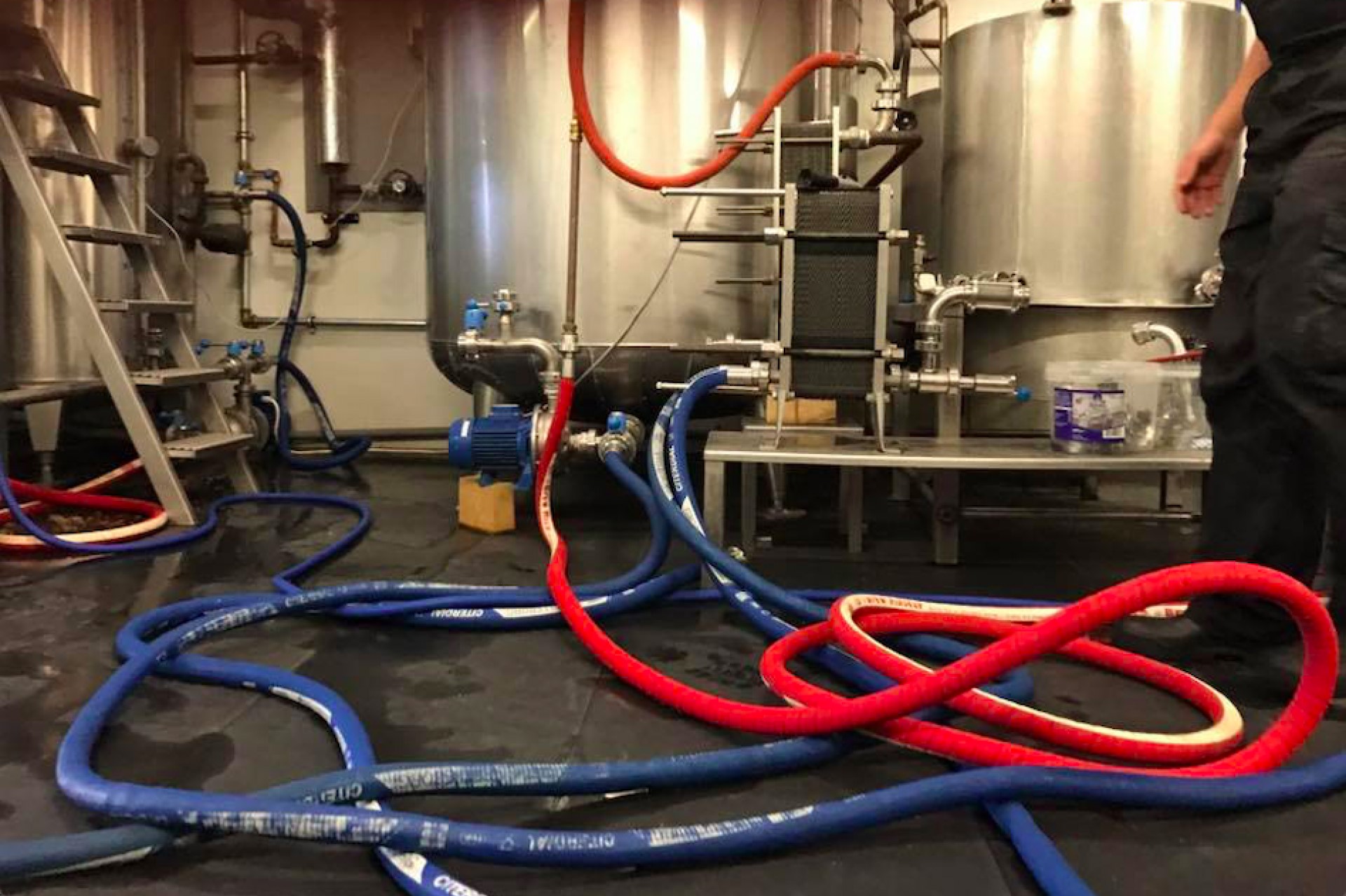 Bierbrouwerij slangen